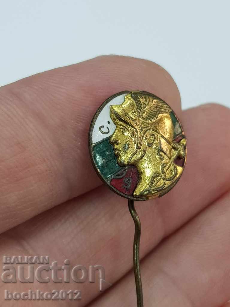 Auction Bulgarian Royal Badge Bulgarian Trade Union with gilding Auction Bulgarian Royal Badge Bulgarian Trade Union with gilding