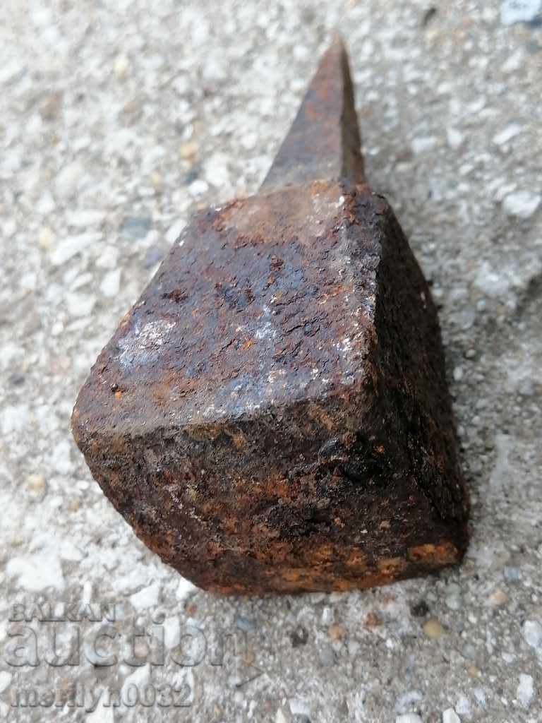 An old anvil for hair sticking, wrought iron - 7 An old anvil for hair sticking, wrought iron - 7