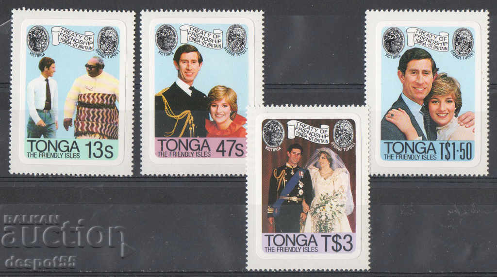 1981. Тонга. Кралската сватба.