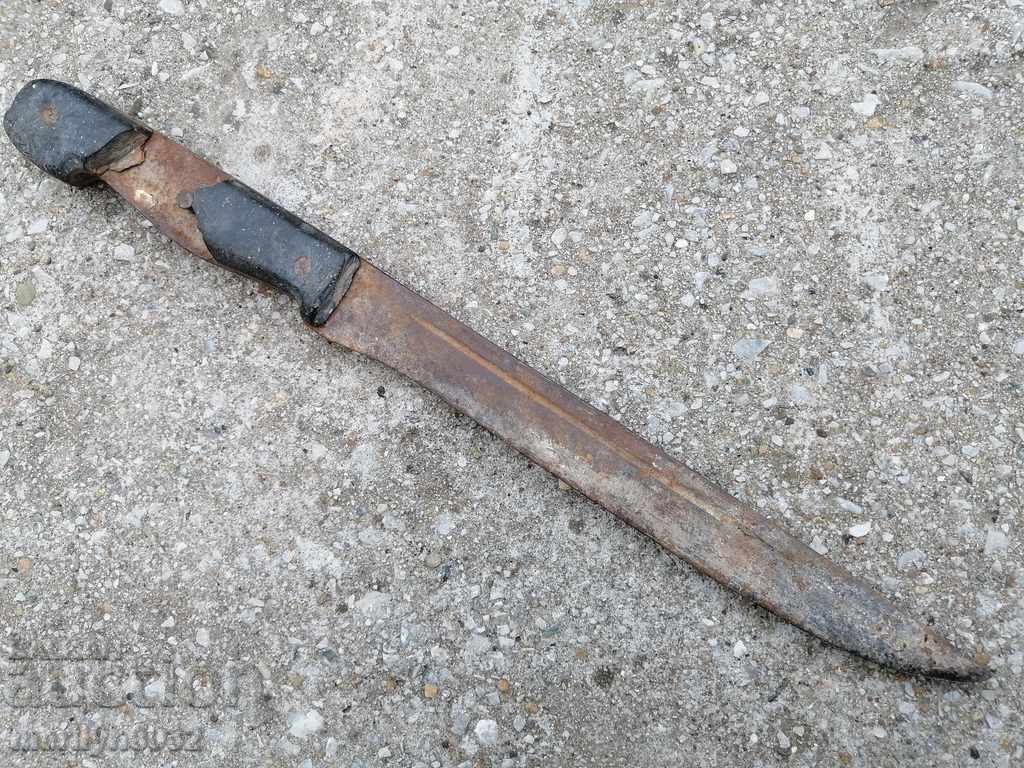 Παράδοση Ένα παλιό μαχαίρι κρεοπωλείου από τα μέσα του 20ού αιώνα