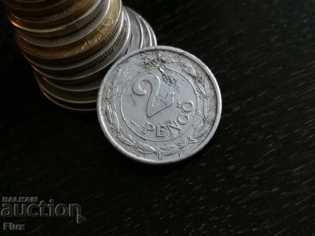 Νόμισμα - Ουγγαρία - 2 πιγκουίνους 1943