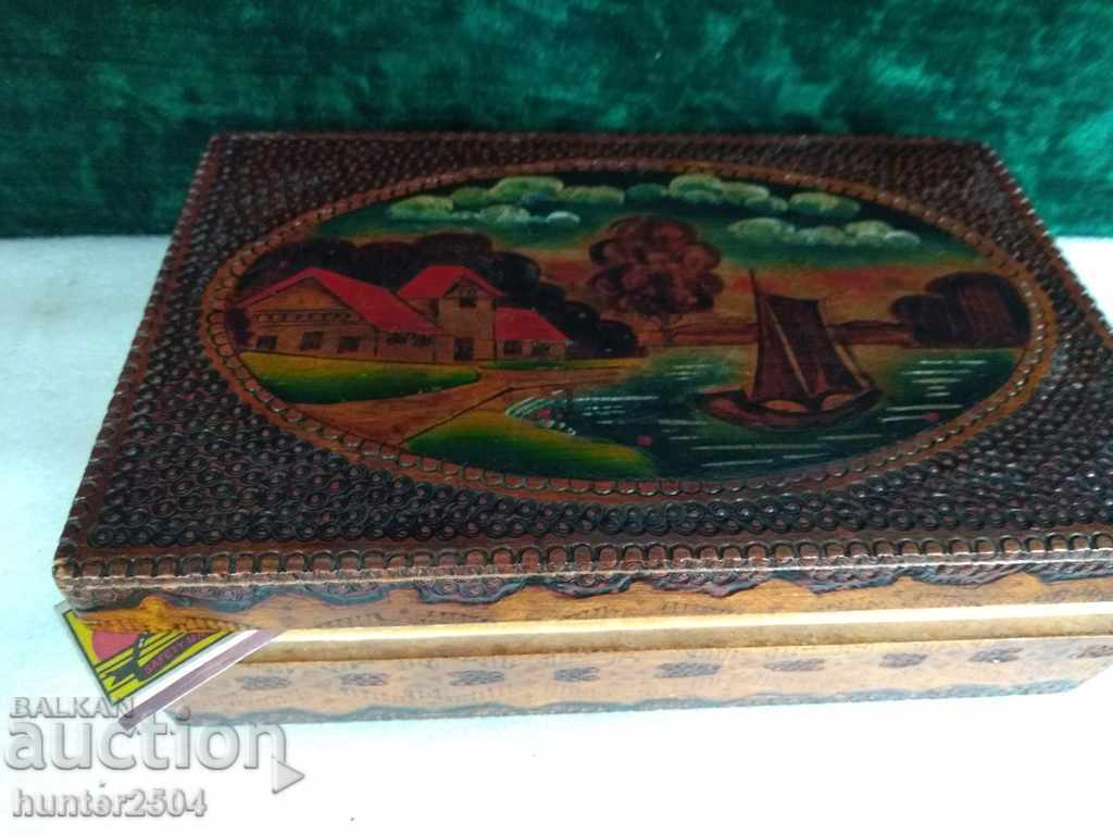 Кутия рисувана 60-те год.