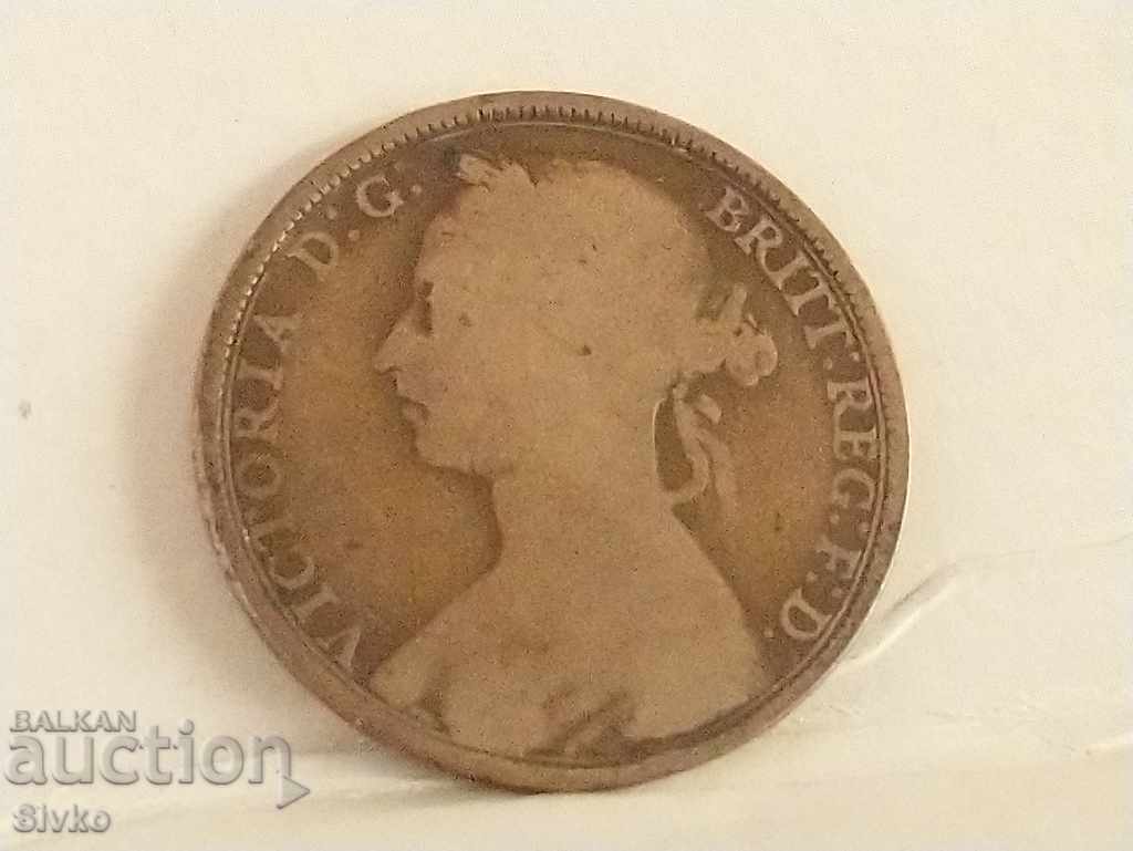 Auction Coin Great Britain 1 Penny 1891 Auction Coin Great Britain 1 Penny 1891