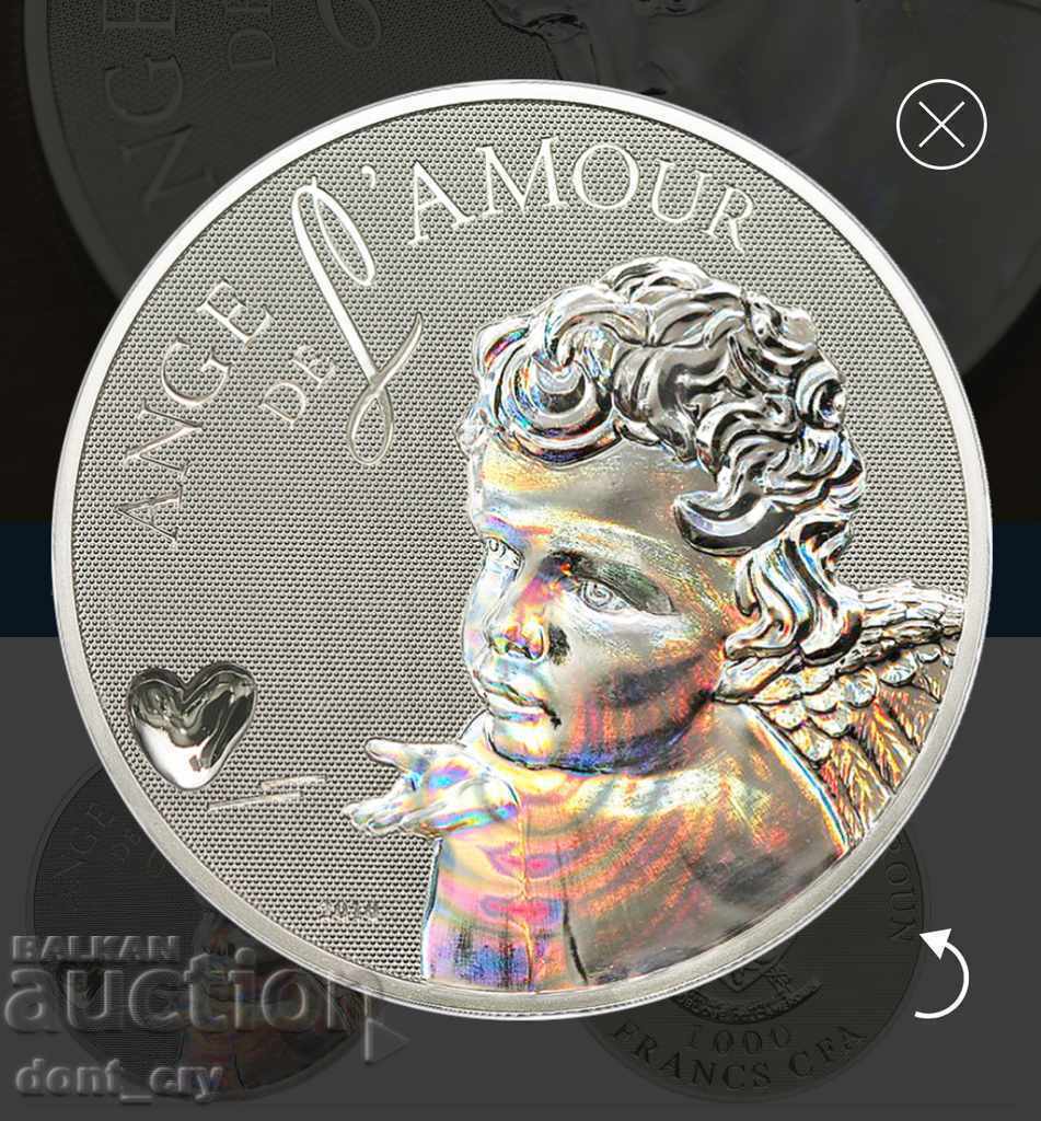 Сребро Купидон Ангел на Любовта 2010 Холограмен Ефект с цена 268.00 лв. | € 137.03 Сребро Купидон Ангел на Любовта 2010 Холограмен Ефект с цена 268.00 лв. | € 137.03