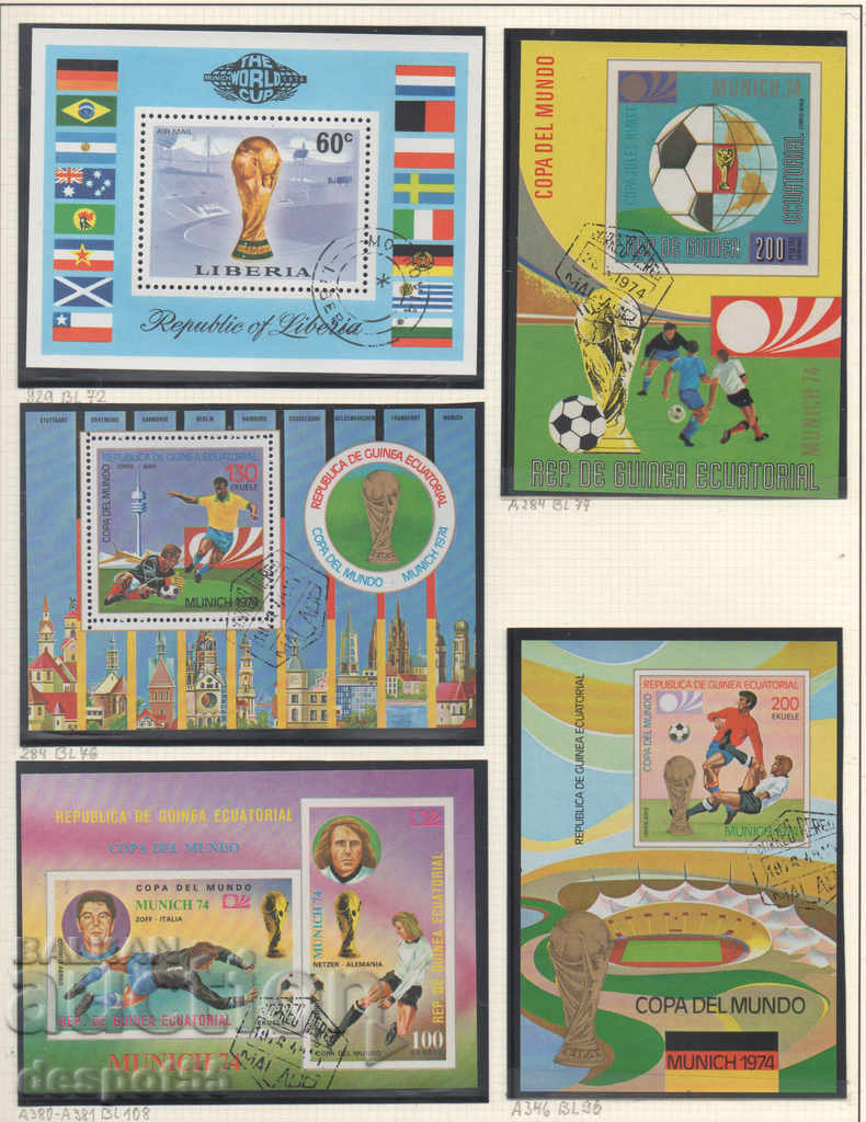 1974. diferite țări. Sport.