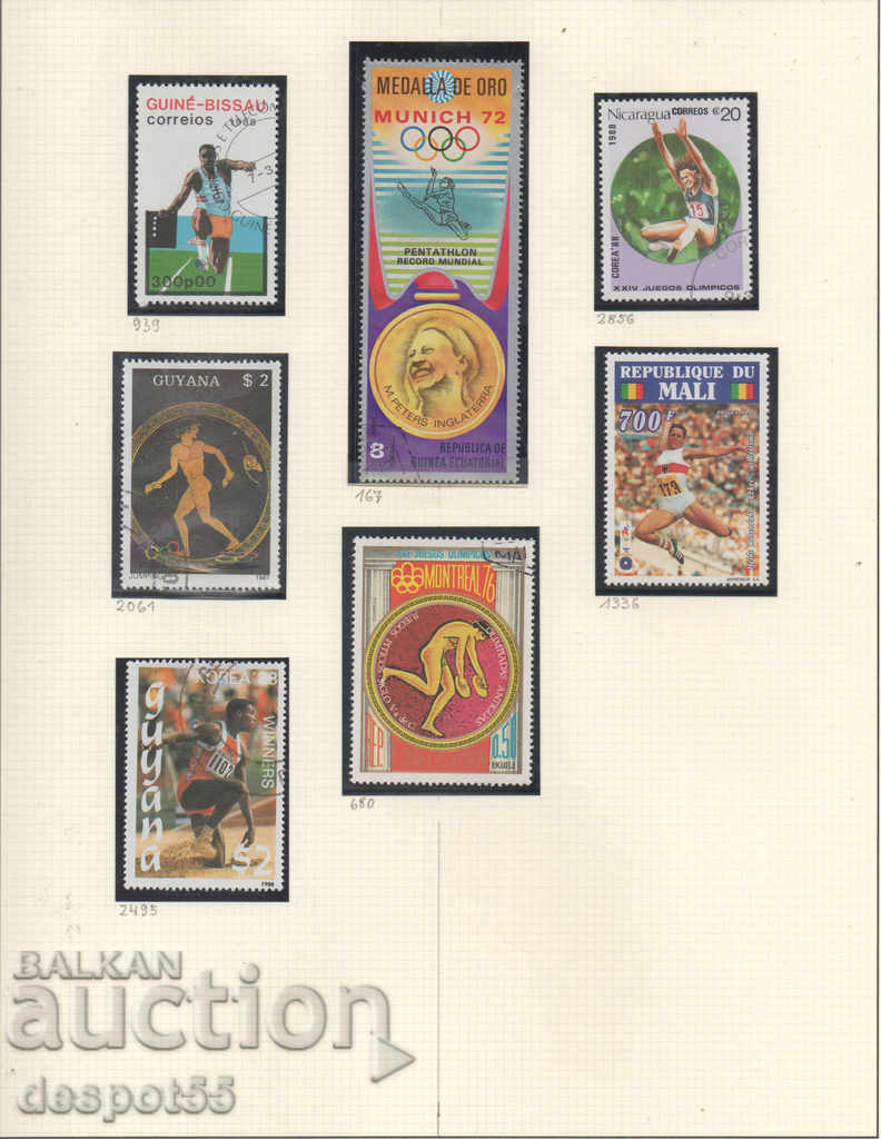 1972-94. Διαφορετικές χώρες. Αθλητισμός.
