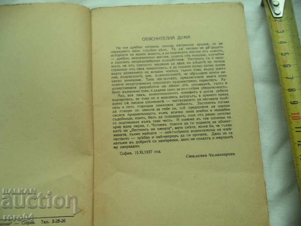 Auction  CHILDREN'S DAYS - STILIAN CHILINGIROV