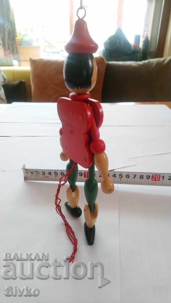 Παιδικό ξύλινο παιχνίδι παλιάτσος κλόουν γελωτοποιός κινούμενο Παιδικό ξύλινο παιχνίδι παλιάτσος κλόουν γελωτοποιός κινούμενο