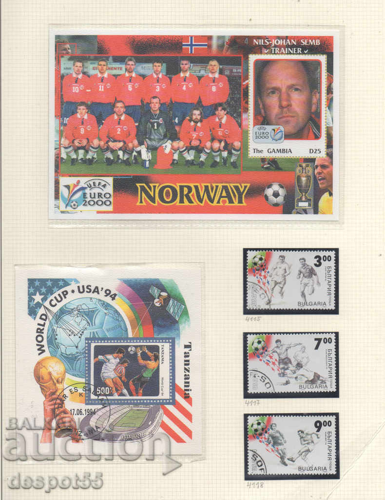 1994-2000. Διαφορετικές χώρες. Αθλητισμός - ποδόσφαιρο.