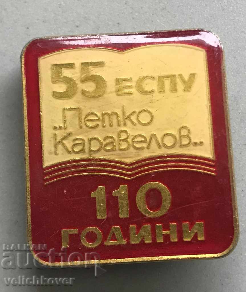 28050 България знак 55 ЕСПУ училище Петко Каравелов 110г.