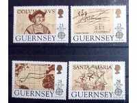Guernsey 1992 Europe CEPT Persons/Ships/Columbus MNH