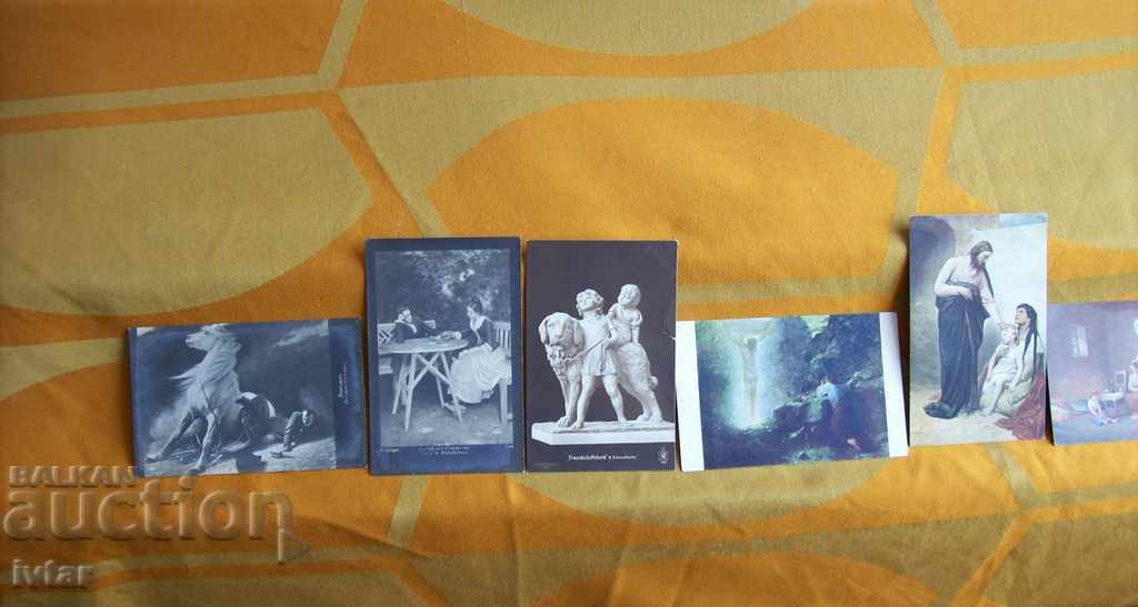 Lot of old foreign postcards - 5 with price 12.00 BGN | € 6.14 Lot of old foreign postcards - 5 with price 12.00 BGN | € 6.14
