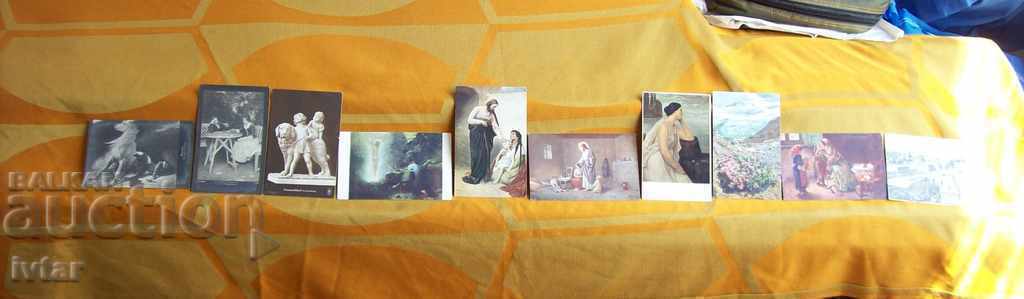 Λοτ παλιών ξένων καρτ ποστάλ - 5 Λοτ παλιών ξένων καρτ ποστάλ - 5