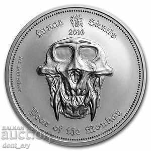 Δημοπρασία 1 oz Ασήμι Έτος της Μαϊμούς 2016 Lunar Δημοπρασία 1 oz Ασήμι Έτος της Μαϊμούς 2016 Lunar