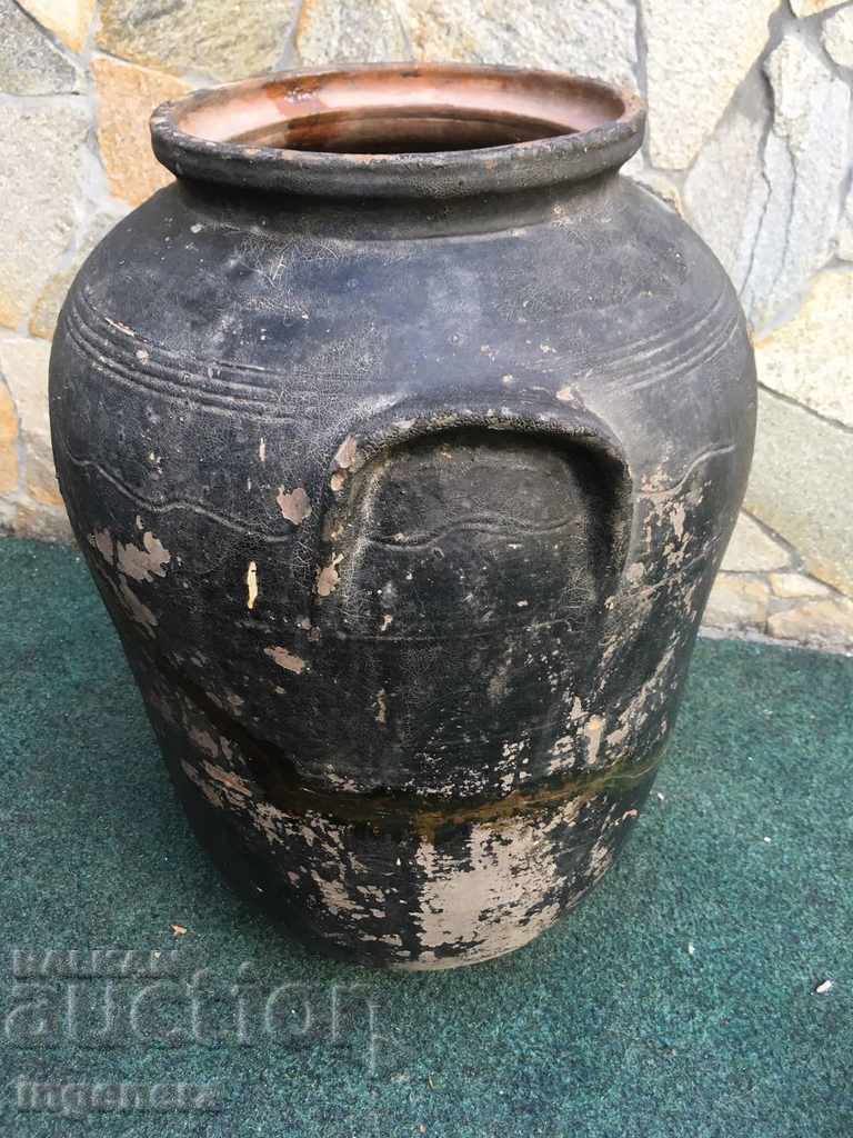 DELVA HUGE SOILED POTTERY OLD - 5 DELVA HUGE SOILED POTTERY OLD - 5