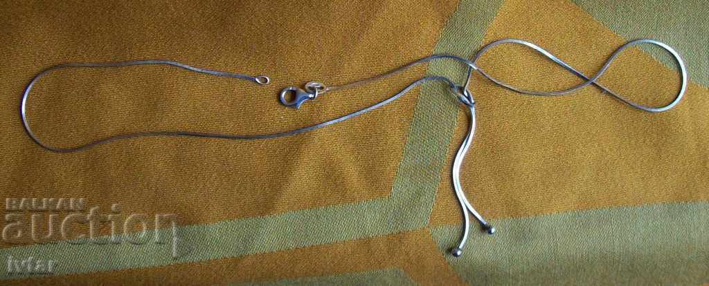 Silver necklace with price € 10.00 | 19.56 BGN