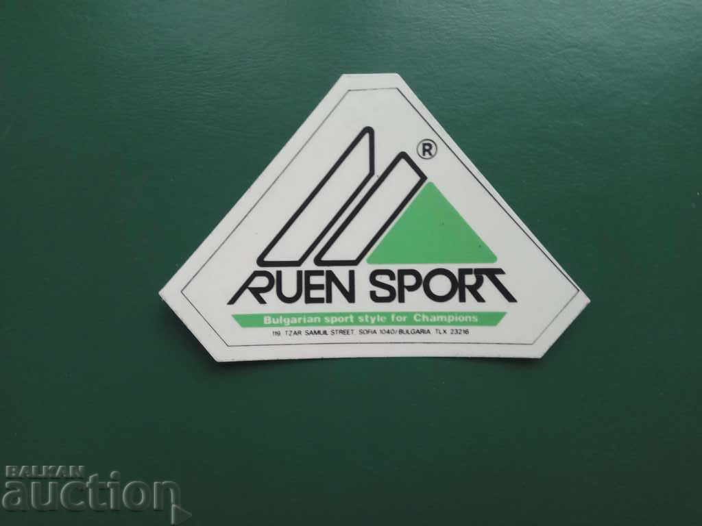 Sticker, sticker:: Ruen sport