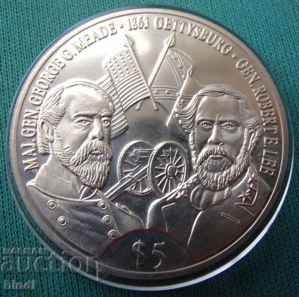 Liberia $ 5 1999 UNC