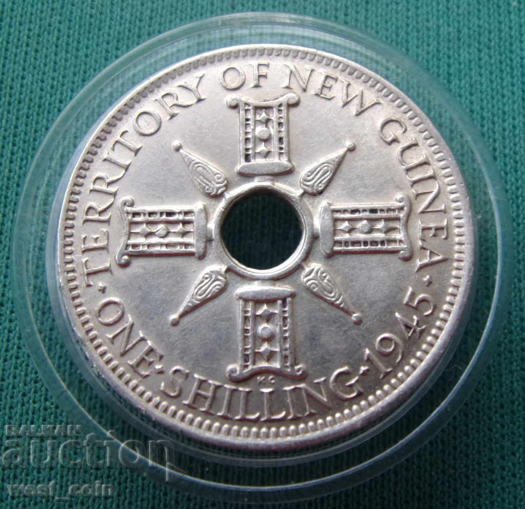 Noua Guinee britanică 1 Shilling 1945 UNC cu preț € 12.78 | 25.00 BGN