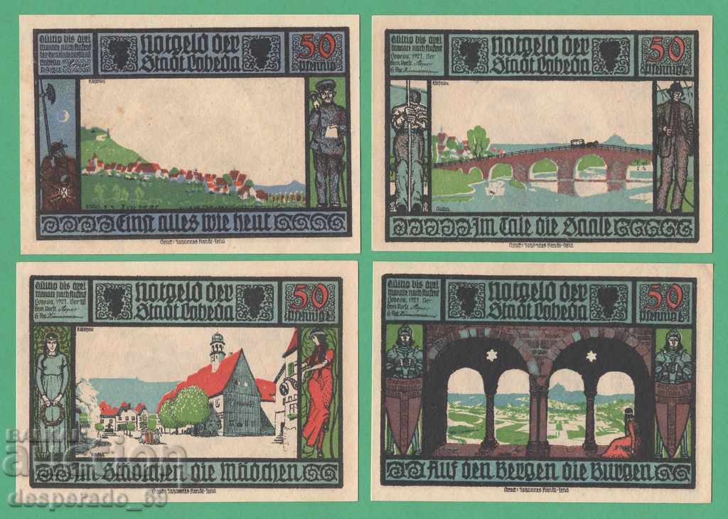 Auction (¯` '• .¸NOTGELD (gr. Lobeda) 1921 UNC- -8 banknotes¸. •' ´¯) Auction (¯` '• .¸NOTGELD (gr. Lobeda) 1921 UNC- -8 banknotes¸. •' ´¯)