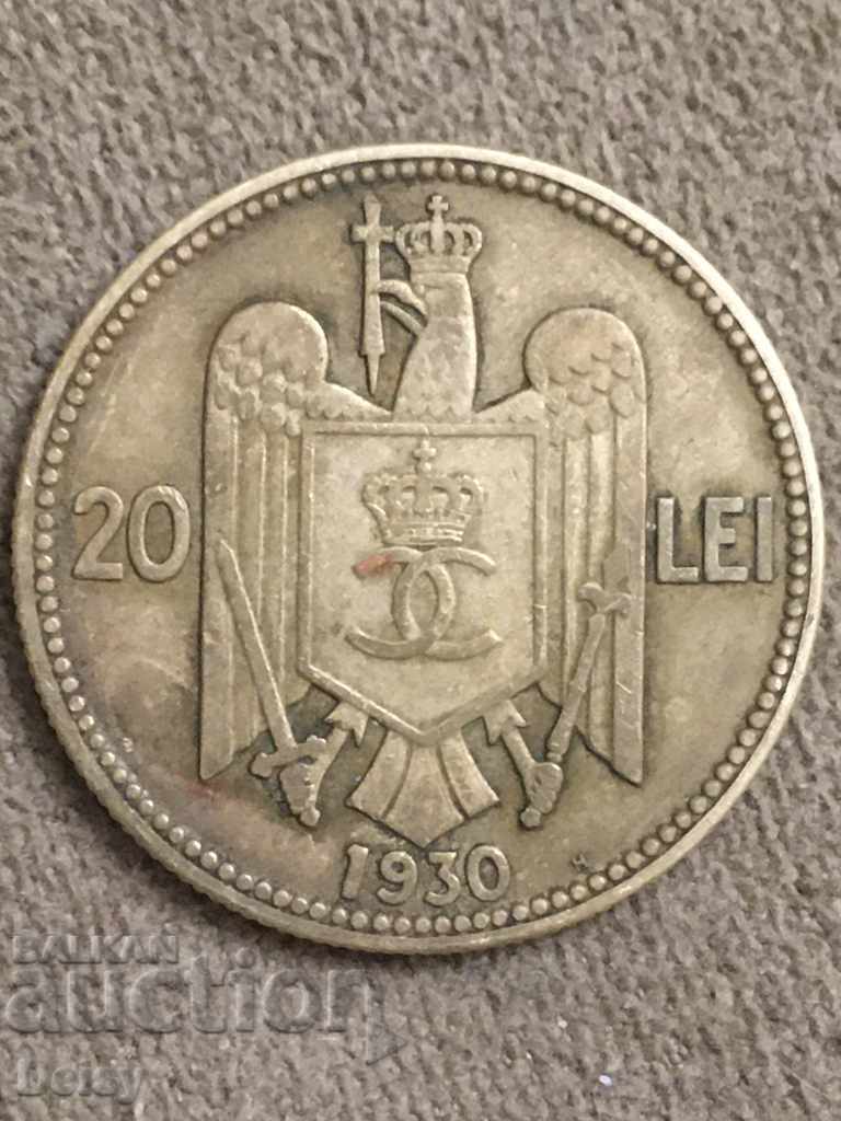 Romania 20 lei 1930 "N"