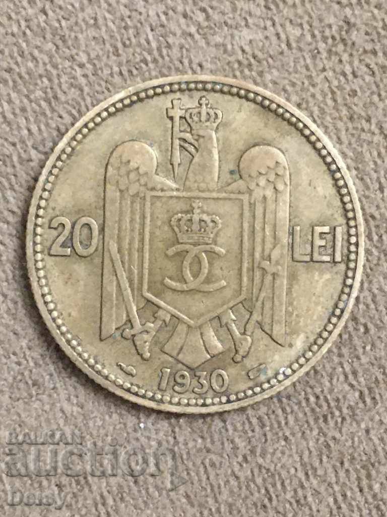 Romania 20 lei 1930 "Paris"