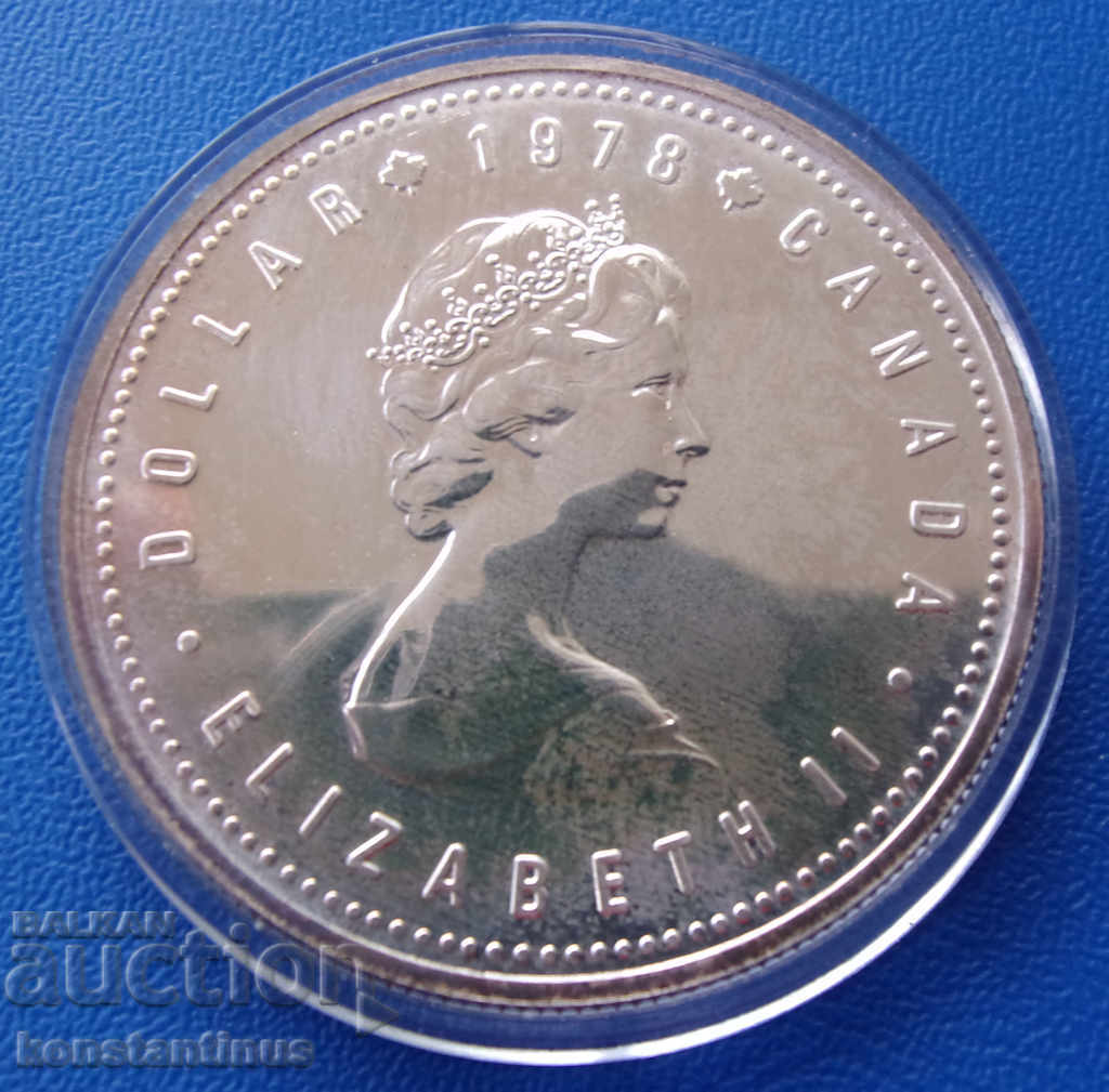Licitație Canada 1 dolar 1978 UNC
