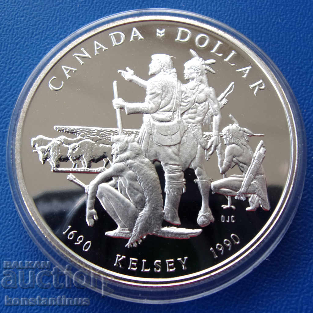 Canada 1 Dollar 1990 PROOF UNC