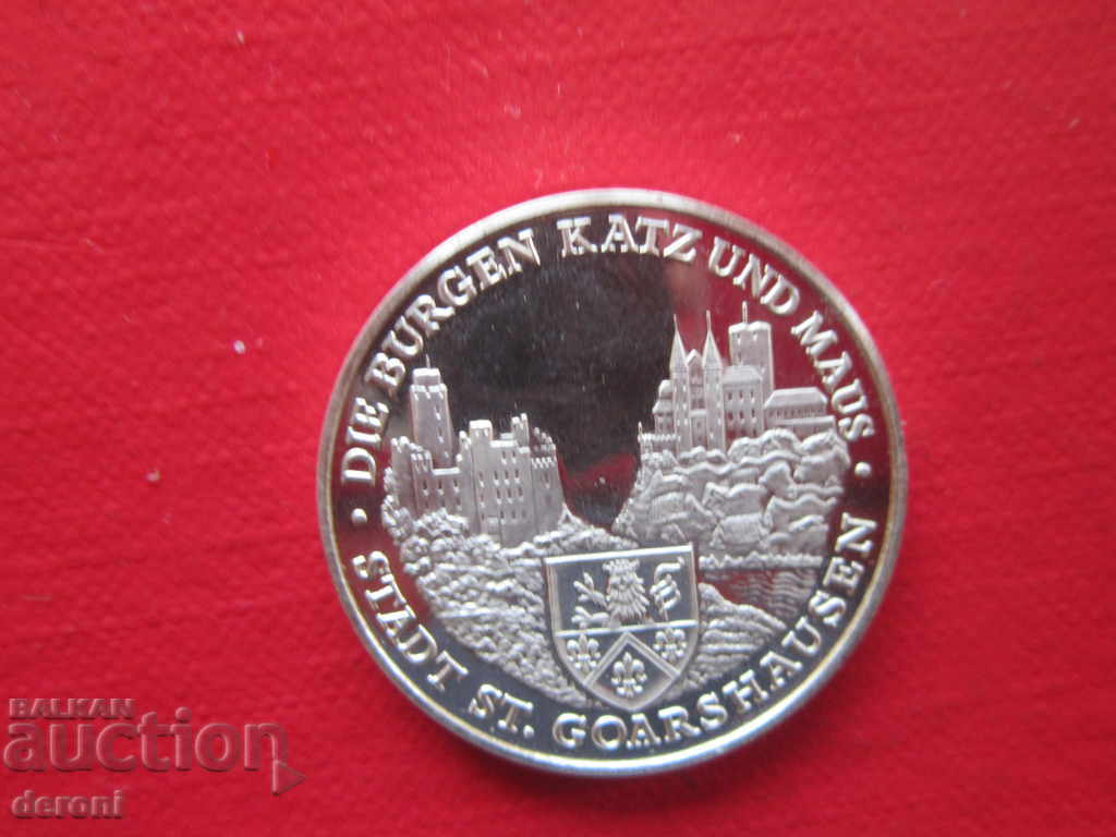 Γερμανικό ασημένιο μετάλλιο Ασημένιο νόμισμα - 5 Γερμανικό ασημένιο μετάλλιο Ασημένιο νόμισμα - 5