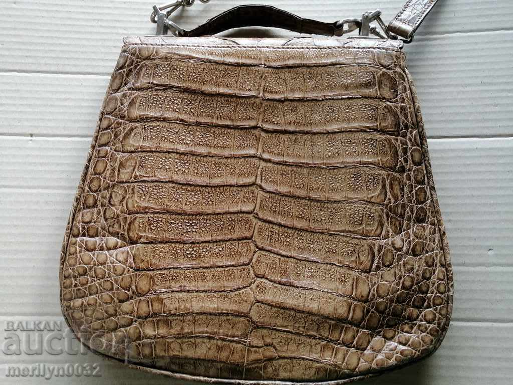 Licitație Geantă de damă din piele de crocodil