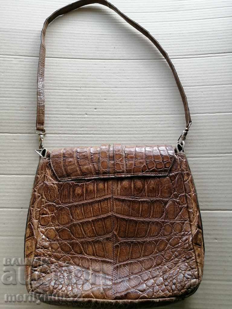 Δημοπρασία Τσάντα από δέρμα κροκόδειλου Δημοπρασία Τσάντα από δέρμα κροκόδειλου