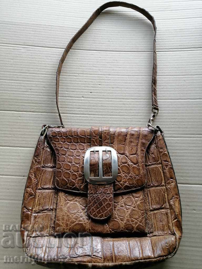 Τσάντα από δέρμα κροκόδειλου Τσάντα από δέρμα κροκόδειλου