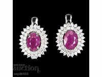 RUBIES AND TOPAS - CHICOSY DESIGN EARRINGS