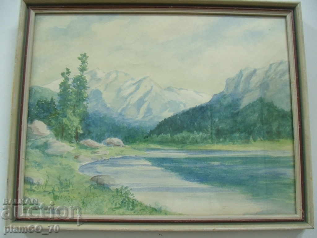 № * 4257 old picture with frame - size 37/29 cm with price 25.00 BGN | € 12.78 № * 4257 old picture with frame - size 37/29 cm with price 25.00 BGN | € 12.78