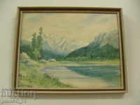 № * 4257 old picture with frame - size 37/29 cm