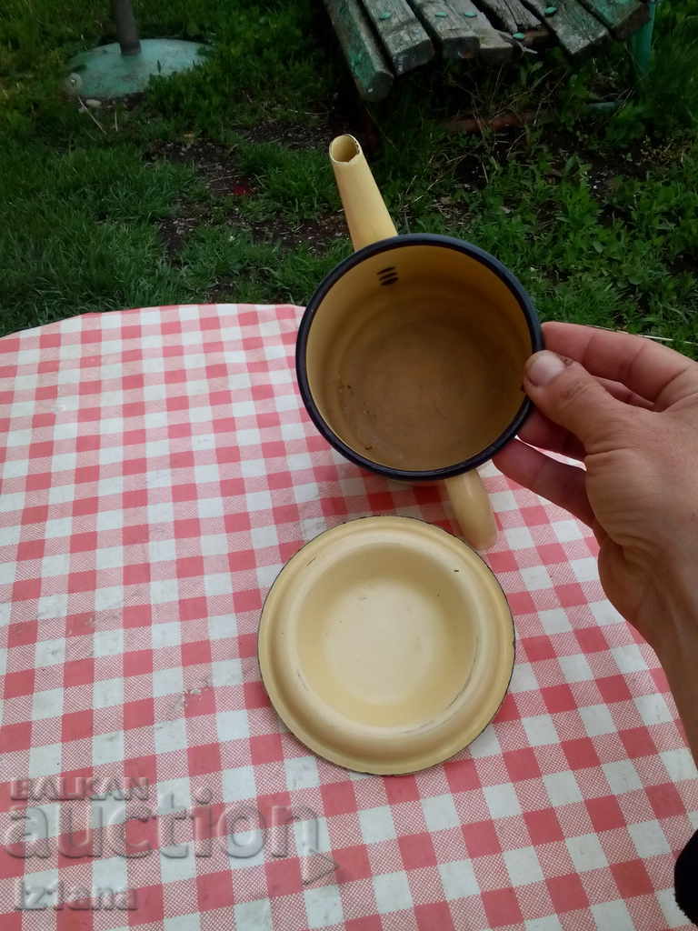 fierbător de apă emailat veche - 5 fierbător de apă emailat veche - 5