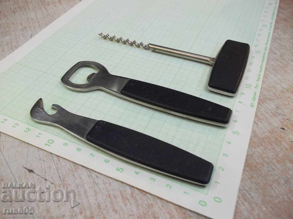 Auction Set of openers 2 pcs. and corkscrew Auction Set of openers 2 pcs. and corkscrew