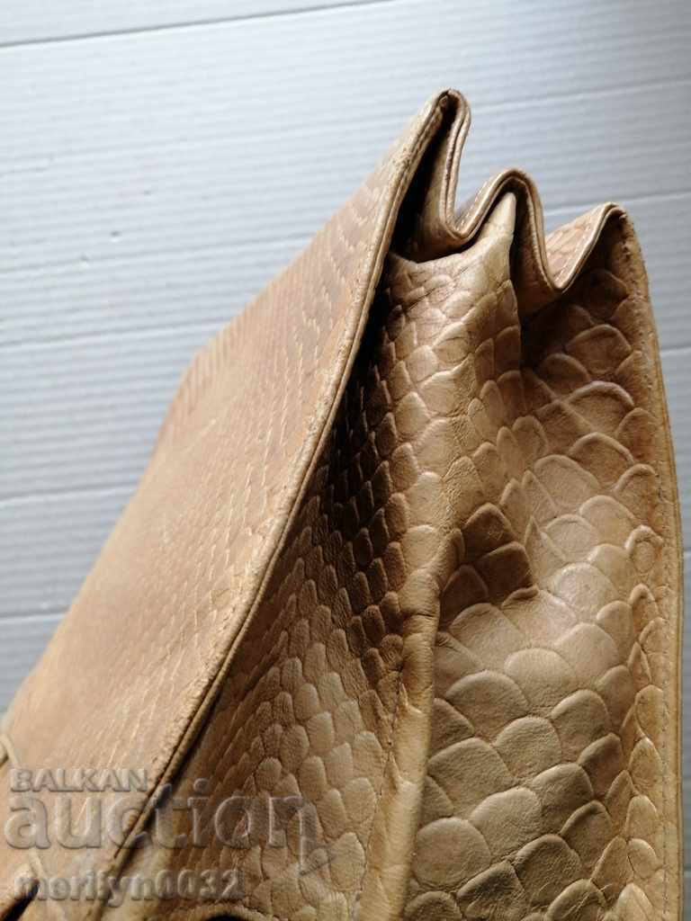 Auction Python skin bag Auction Python skin bag