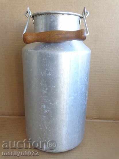 Old metal milk jug, aluminum bucket, canister with price 39.00 BGN | € 19.94 Old metal milk jug, aluminum bucket, canister with price 39.00 BGN | € 19.94