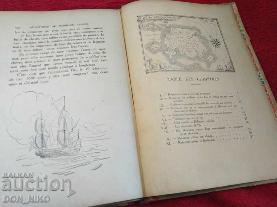 Delivery of ROBINSON CRUSOE in French Delivery of ROBINSON CRUSOE in French