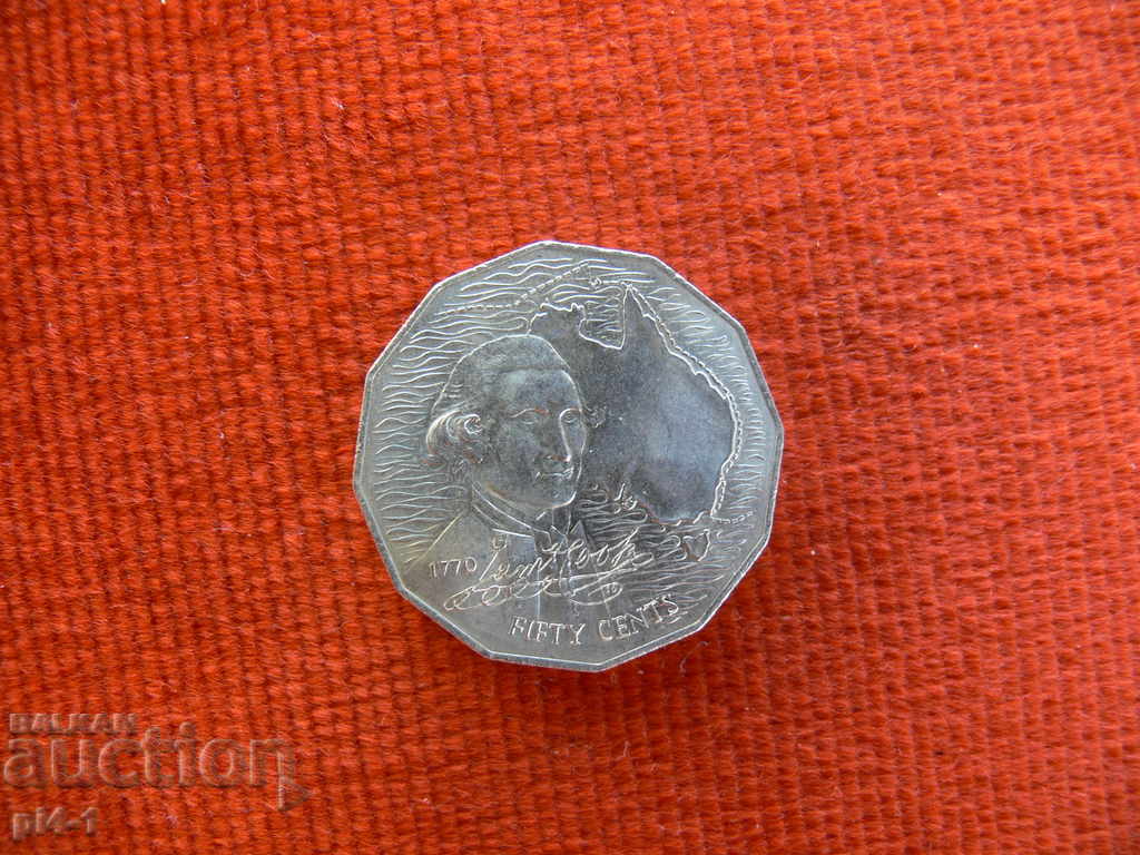 Australia 50 cents, 1970