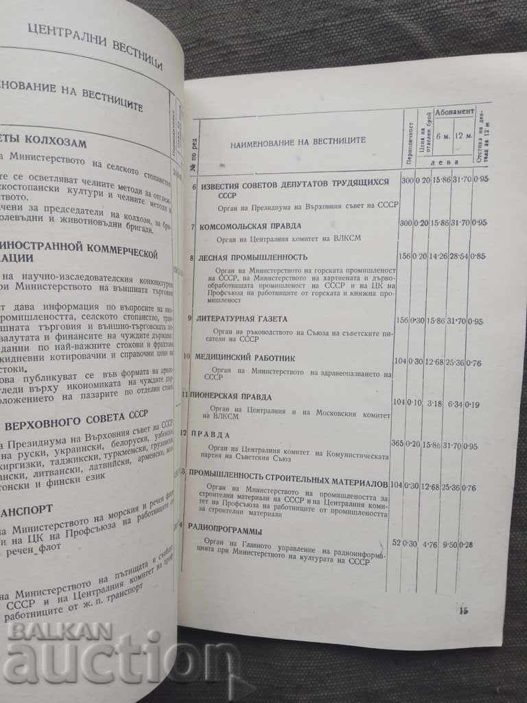 Catalog of newspapers and magazines for 1955 - 5 Catalog of newspapers and magazines for 1955 - 5