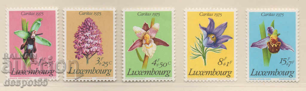 1975. Luxembourg. Charitable - protected plants.