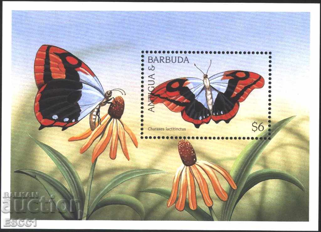 Pure block Fauna Butterflies 1997 from Antigua and Barbuda