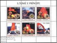 Чисти марки малък лист Минерали  2003 Сао Томе и  Принсипи