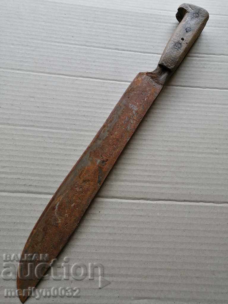 Shepherd's knife, astrakhan primitive