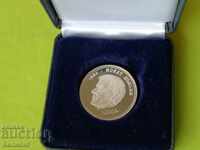 Silver medal, plaque 2004 '' Horst Koehler '' Proof + Box