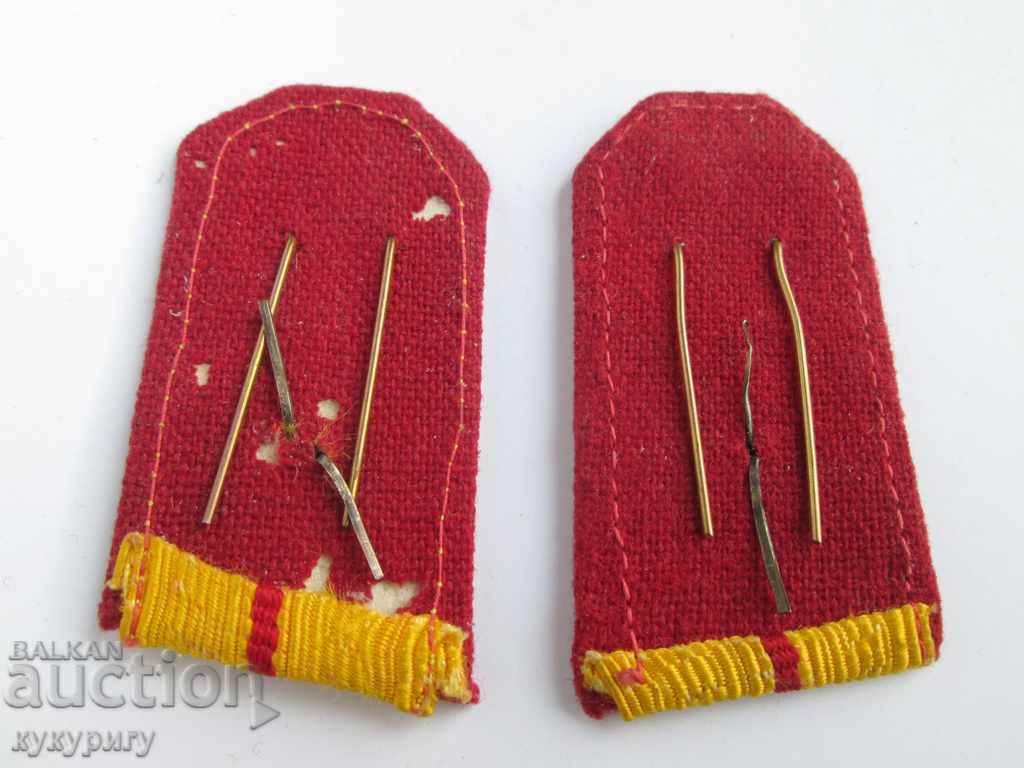 Delivery of Old rare buttonholes from officer uniform Bulgaria Delivery of Old rare buttonholes from officer uniform Bulgaria