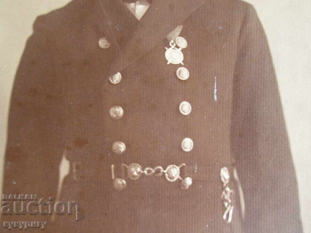 Auction  Old photo photography Royal naval officer in uniform 1931