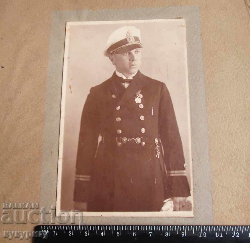 Old photo photography Royal naval officer in uniform 1931 - 5